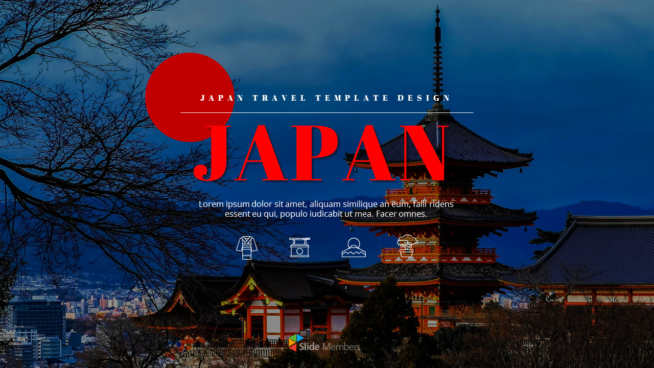 Detail Japanese Ppt Template Free Download Nomer 18