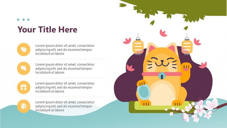 Detail Japanese Ppt Template Free Download Nomer 36