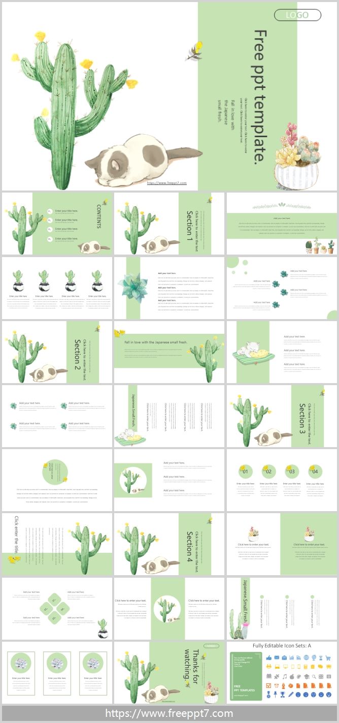 Detail Japanese Ppt Template Free Download Nomer 50
