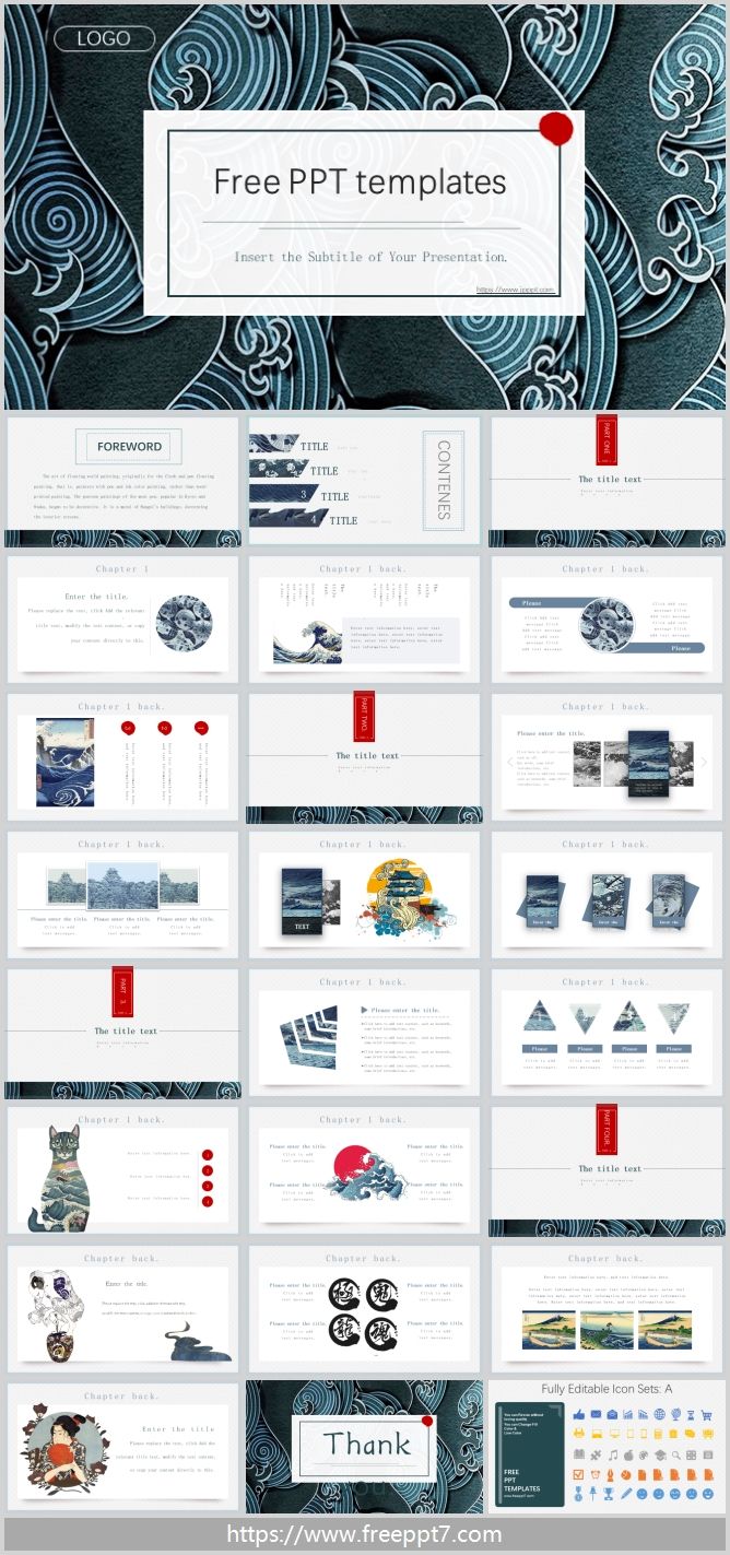 Detail Japanese Presentation Template Nomer 55