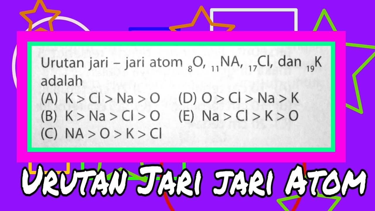 Detail Jari Jari Atom Adalah Nomer 8