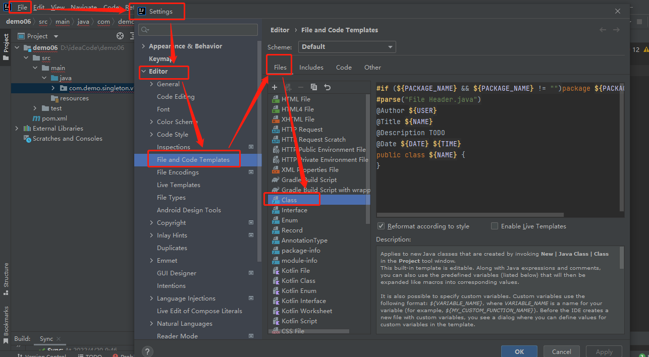 Detail Java File Template Nomer 41