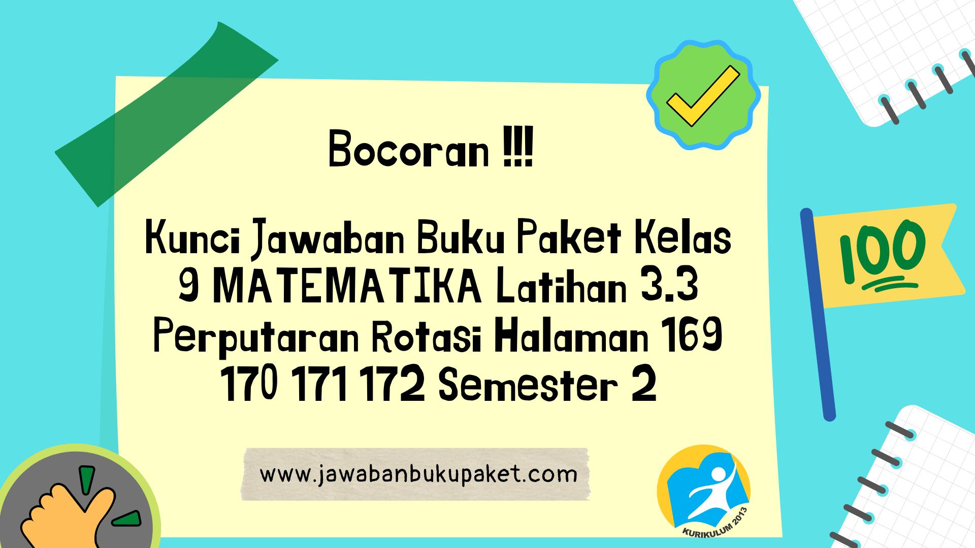 Detail Jawaban Buku Erlangga Matematika Kelas 9 Nomer 41