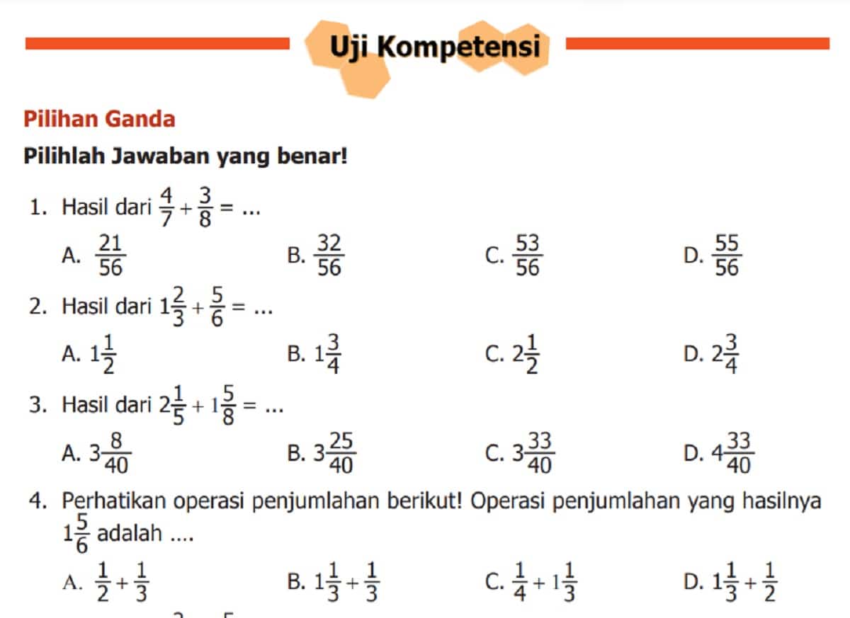 Detail Jawaban Buku Matematika Kelas 5 Nomer 18