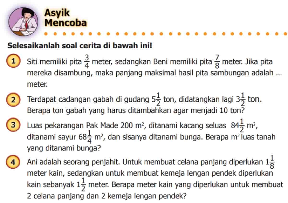 Detail Jawaban Buku Matematika Kelas 5 Nomer 29