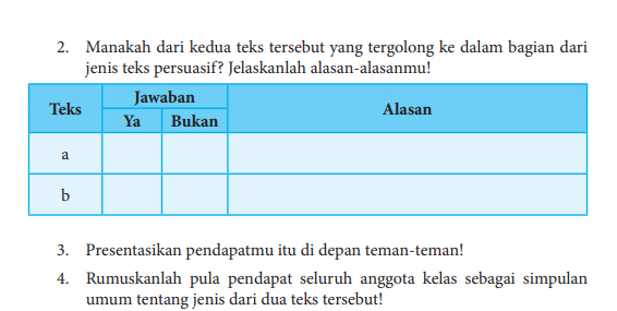 Detail Jawaban Buku Paket Bahasa Indonesia Kelas 8 Halaman 180 Nomer 4