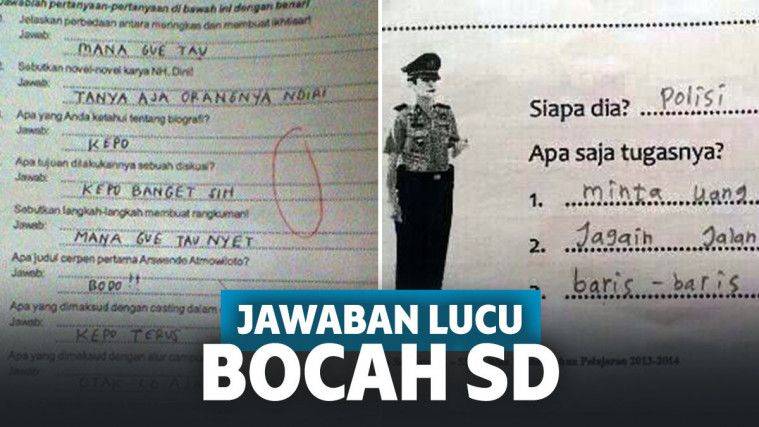 Detail Jawaban Ujian Lucu Dan Konyol Nomer 17