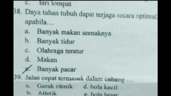 Detail Jawaban Ujian Lucu Dan Konyol Nomer 8