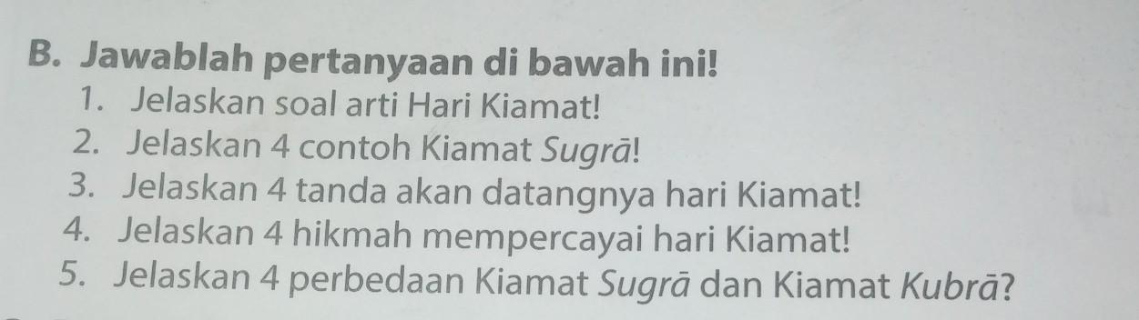 Detail Jelaskan 4 Contoh Kiamat Sugra Nomer 7