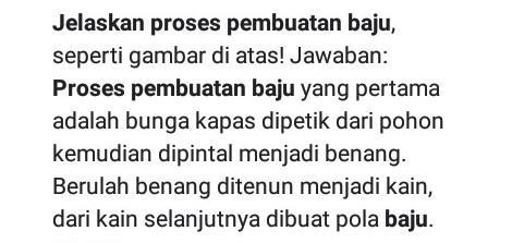 Detail Jelaskan Proses Pembuatan Baju Seperti Gambar Diatas Nomer 5