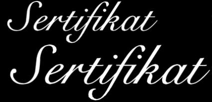 Detail Jenis Font Untuk Sertifikat Nomer 23