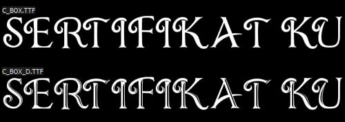 Detail Jenis Font Untuk Sertifikat Nomer 27