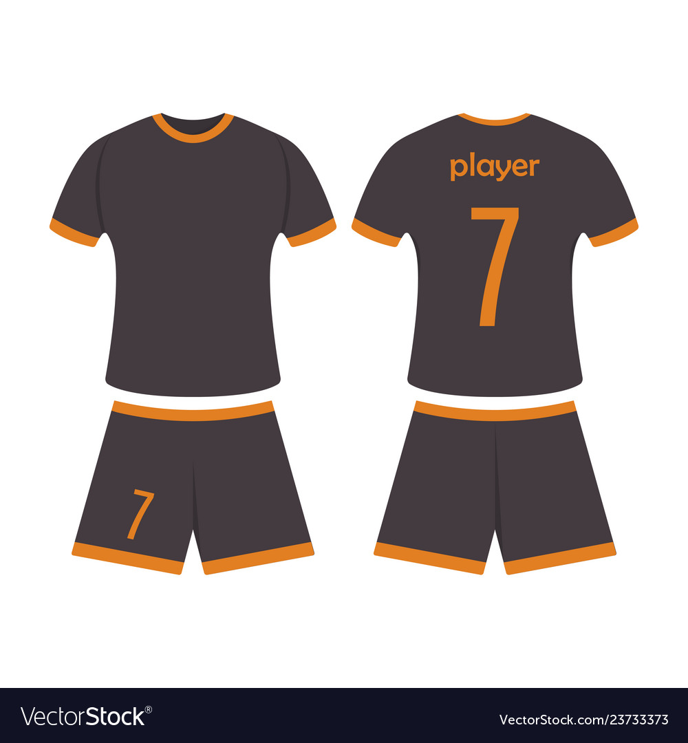 Detail Jersey Vector Template Nomer 2