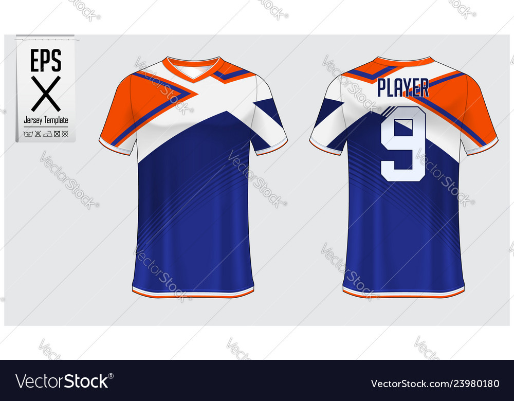 Detail Jersey Vector Template Nomer 12