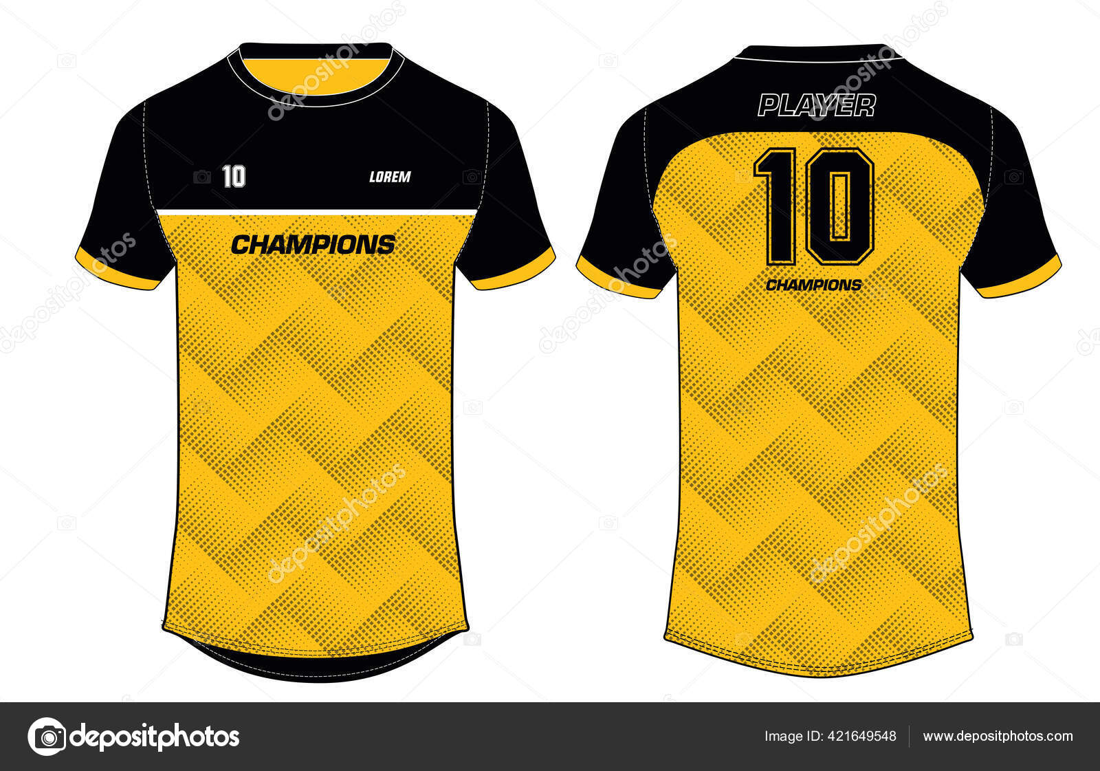 Detail Jersey Vector Template Nomer 13