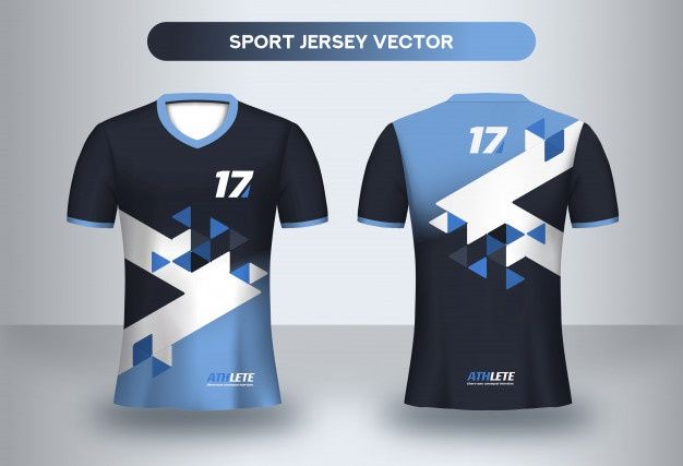 Detail Jersey Vector Template Nomer 26