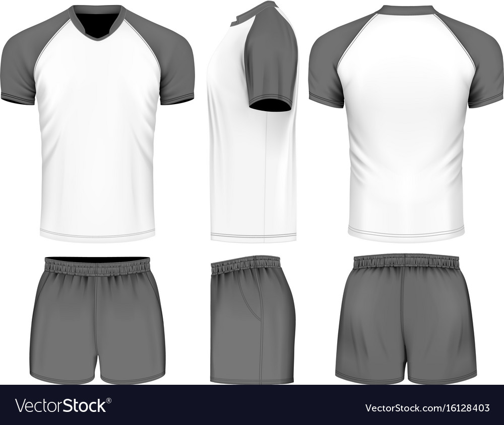Detail Jersey Vector Template Nomer 5