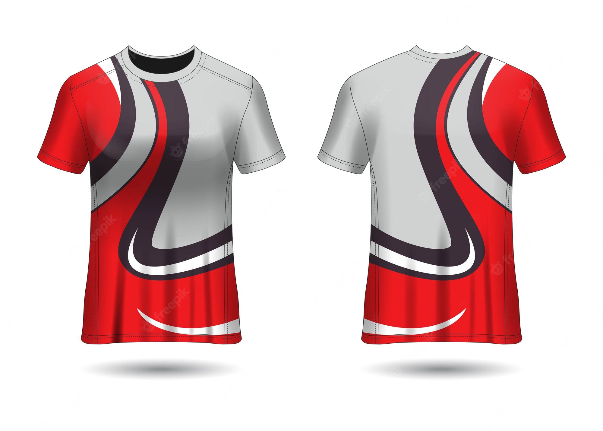 Detail Jersey Vector Template Nomer 45
