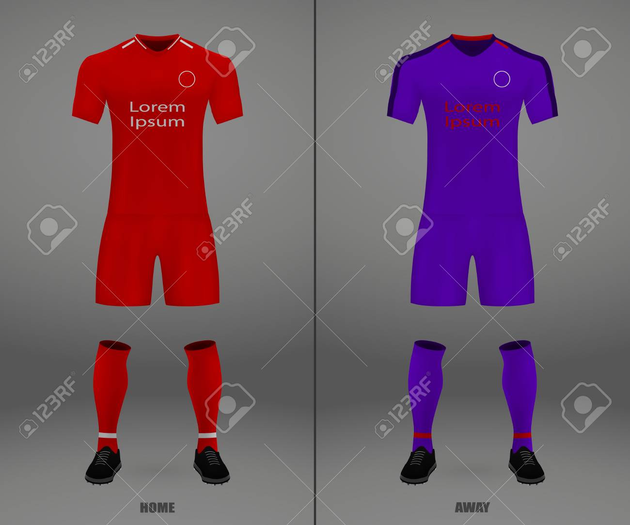 Detail Jersey Vector Template Nomer 46