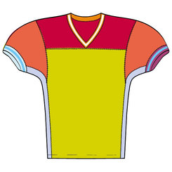 Detail Jersey Vector Template Nomer 47