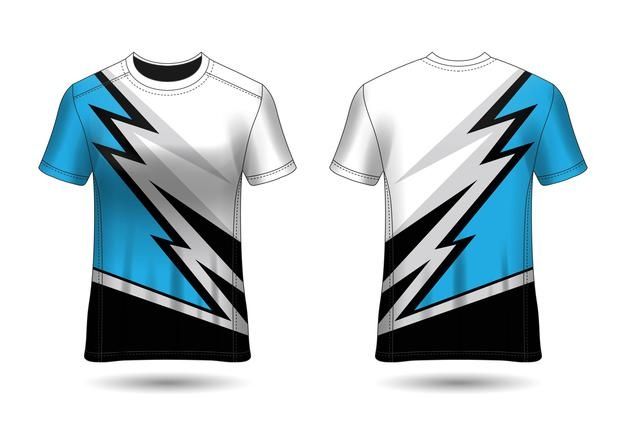 Detail Jersey Vector Template Nomer 48
