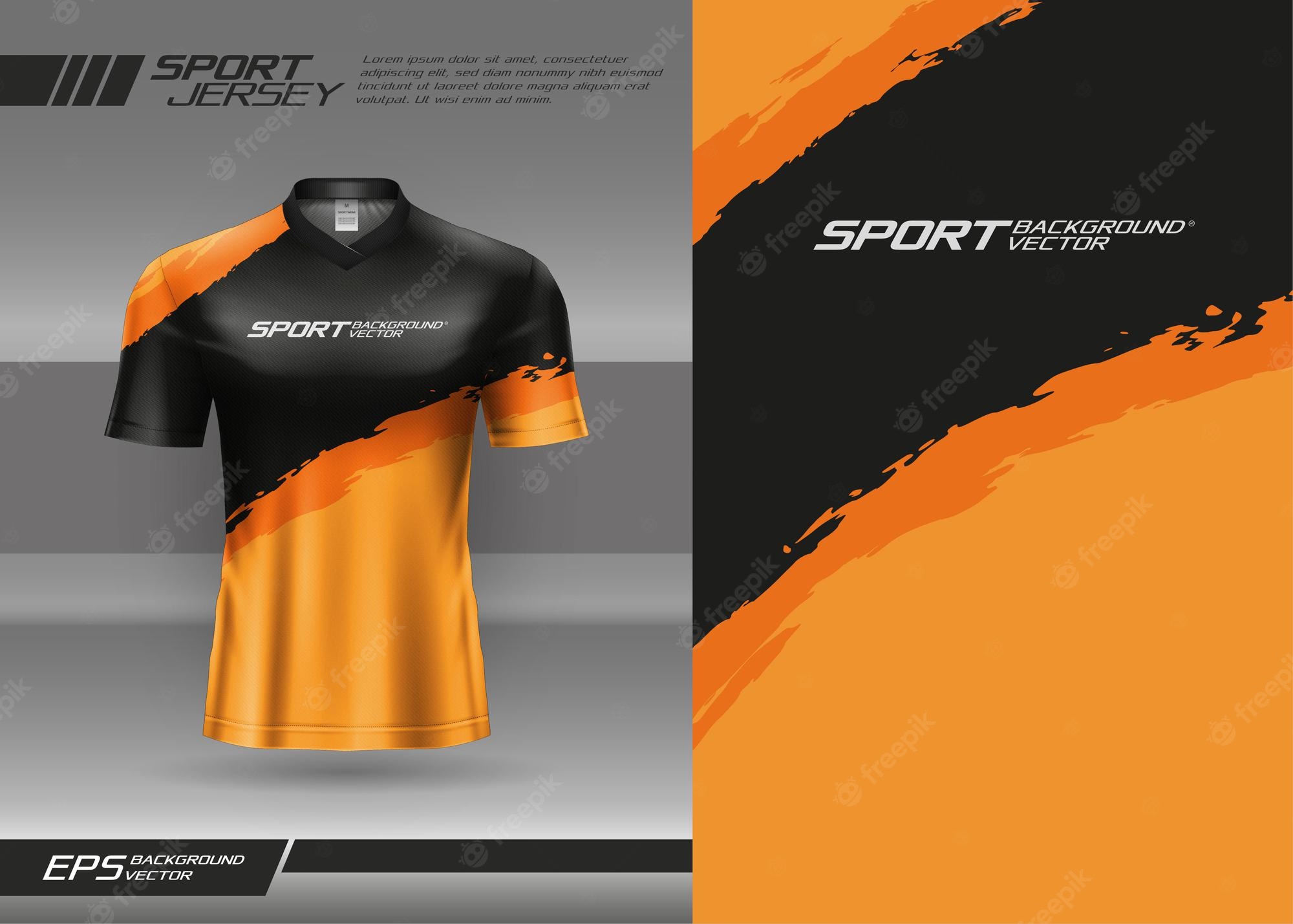 Detail Jersey Vector Template Nomer 7