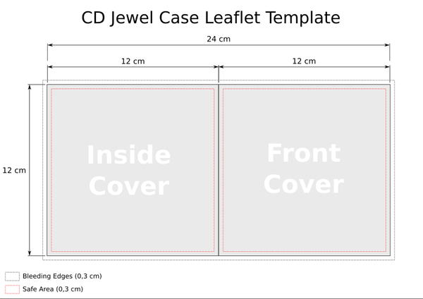 Jewel Case Insert Template - KibrisPDR