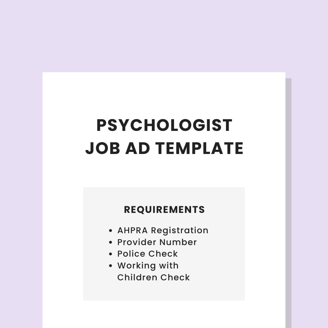 Detail Job Ad Template Nomer 27