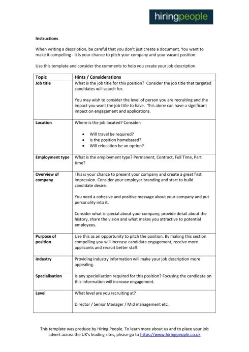 Detail Job Documentation Template Nomer 26