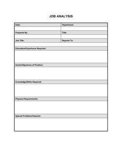 Detail Job Documentation Template Nomer 5