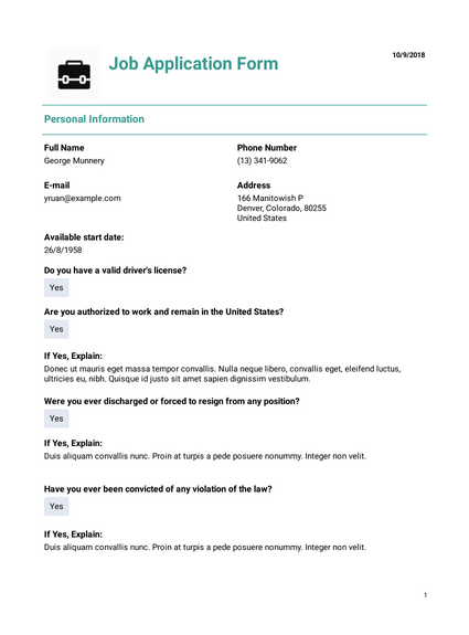 Detail Job Documentation Template Nomer 42