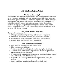 Detail Job Shadowing Report Template Nomer 27