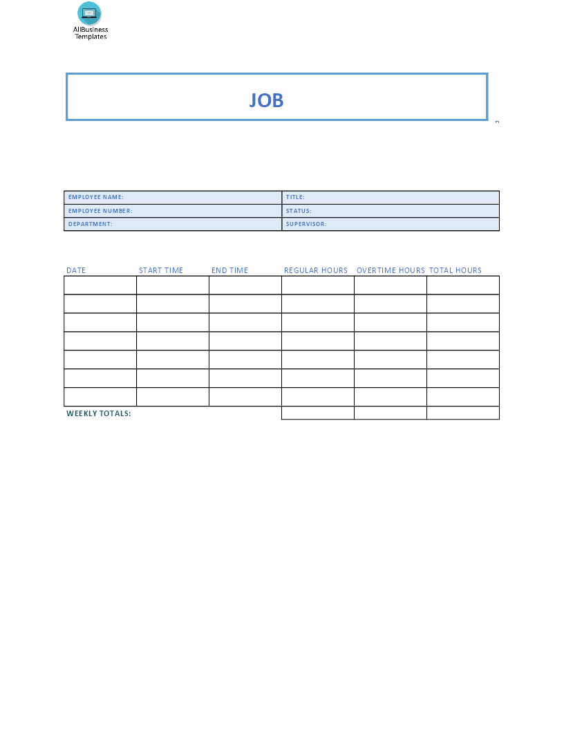 Detail Job Sheet Template Nomer 14