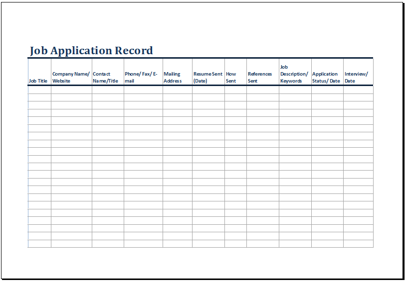 Detail Job Sheet Template Nomer 27