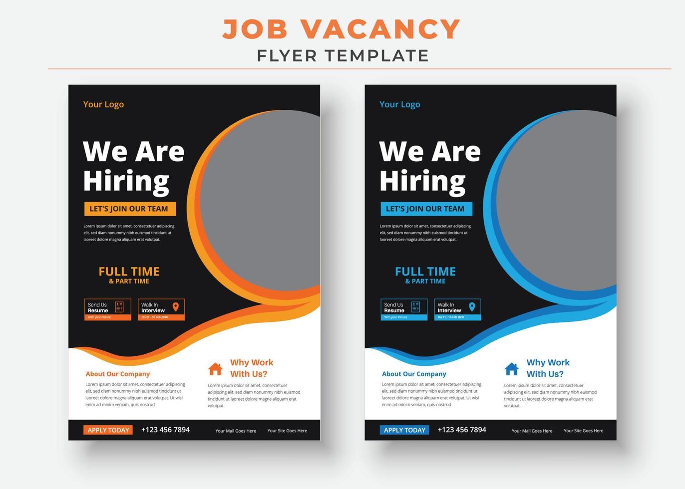 Detail Job Vacancy Flyer Template Nomer 34