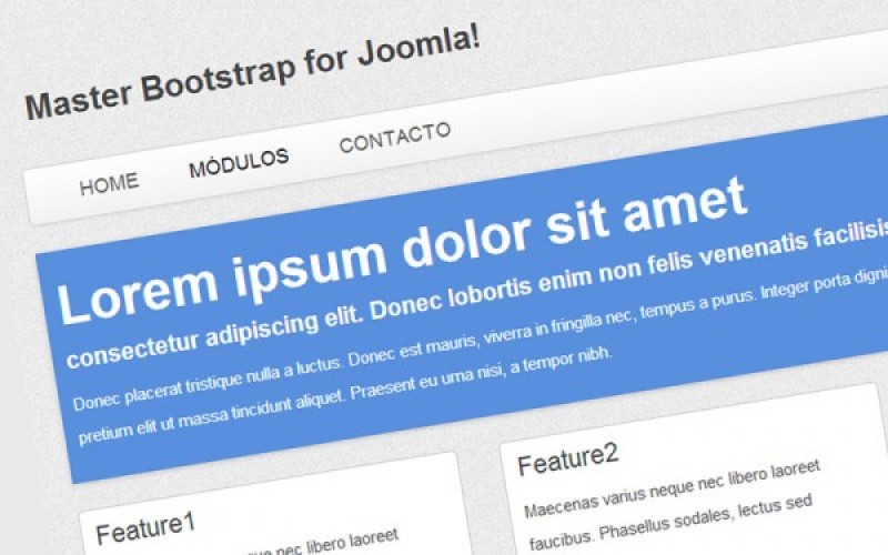 Detail Joomla Bootstrap 3 Template Nomer 23