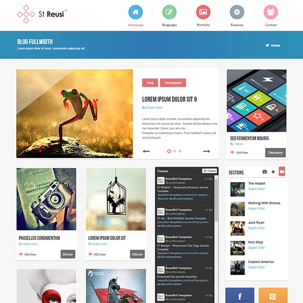 Detail Joomla Free Quickstart Template Nomer 11