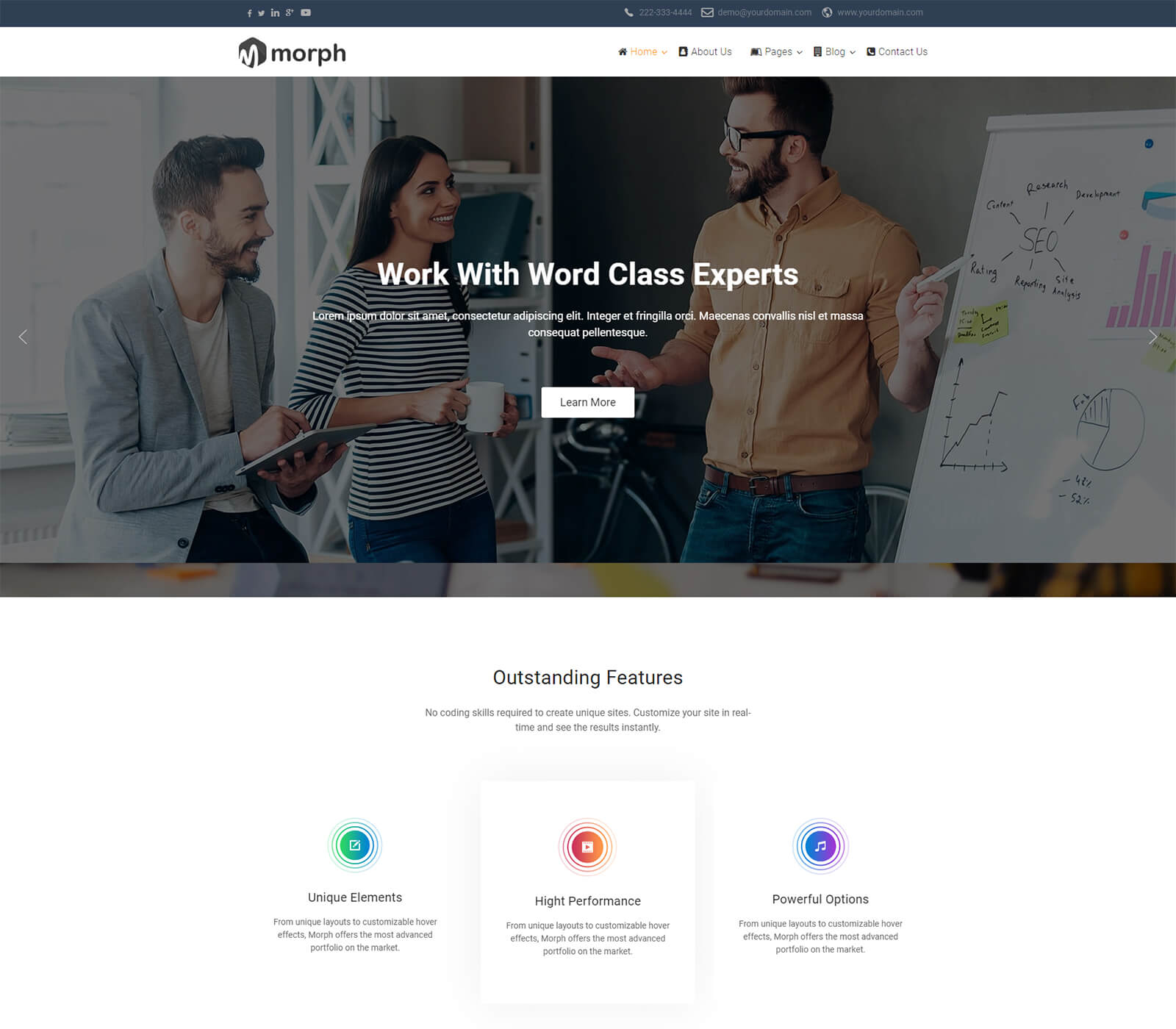 Detail Joomla Free Quickstart Template Nomer 14