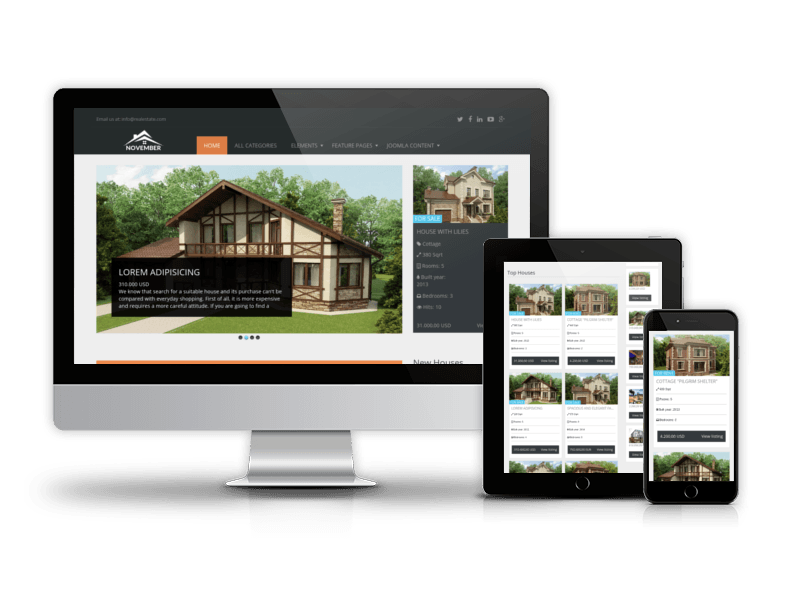 Detail Joomla Free Quickstart Template Nomer 18