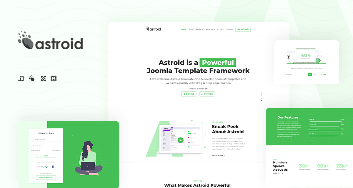 Detail Joomla Free Quickstart Template Nomer 24