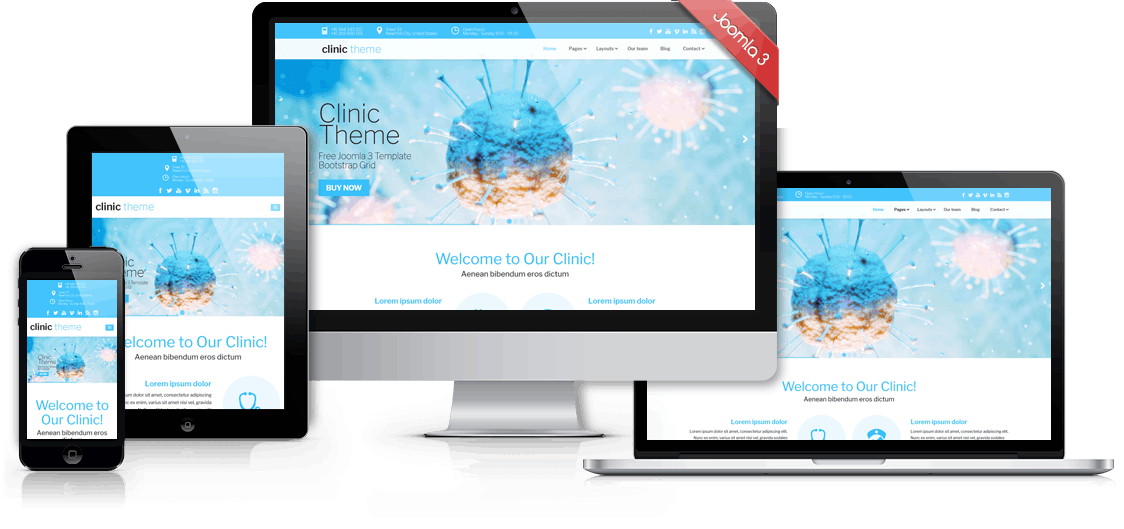 Detail Joomla Free Quickstart Template Nomer 26