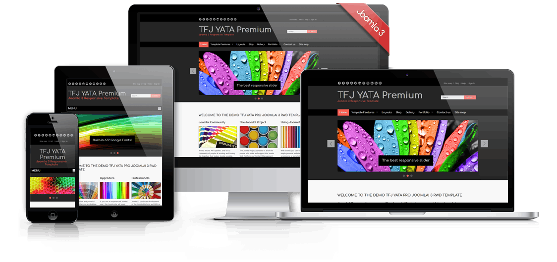 Detail Joomla Free Quickstart Template Nomer 4