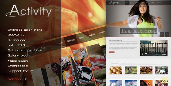 Detail Joomla Free Quickstart Template Nomer 36