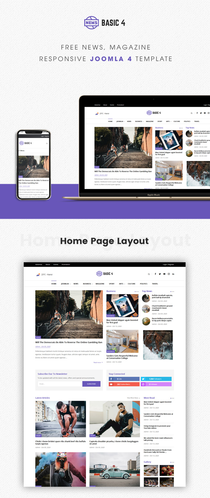 Detail Joomla Free Quickstart Template Nomer 39