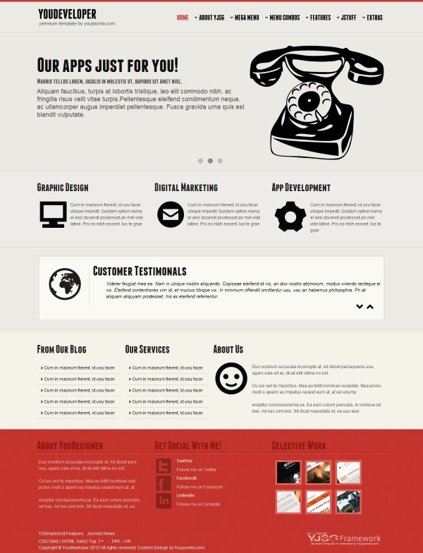 Detail Joomla Template Developer Nomer 12