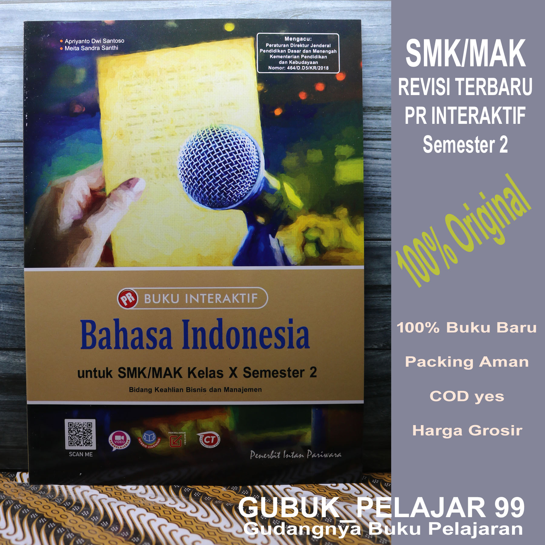 Detail Jual Buku Bahasa Indonesia Kelas 10 Nomer 28