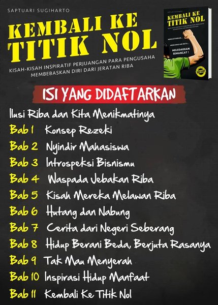 Detail Jual Buku Kembali Ke Titik Nol Nomer 17