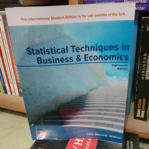 Detail Jual Buku Statistical Techniques In Business And Economics Nomer 13