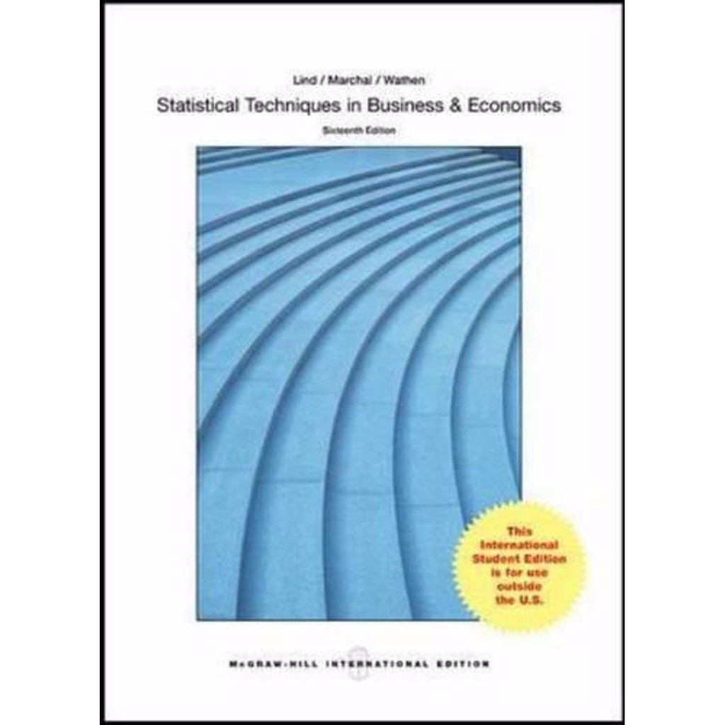 Detail Jual Buku Statistical Techniques In Business And Economics Nomer 3