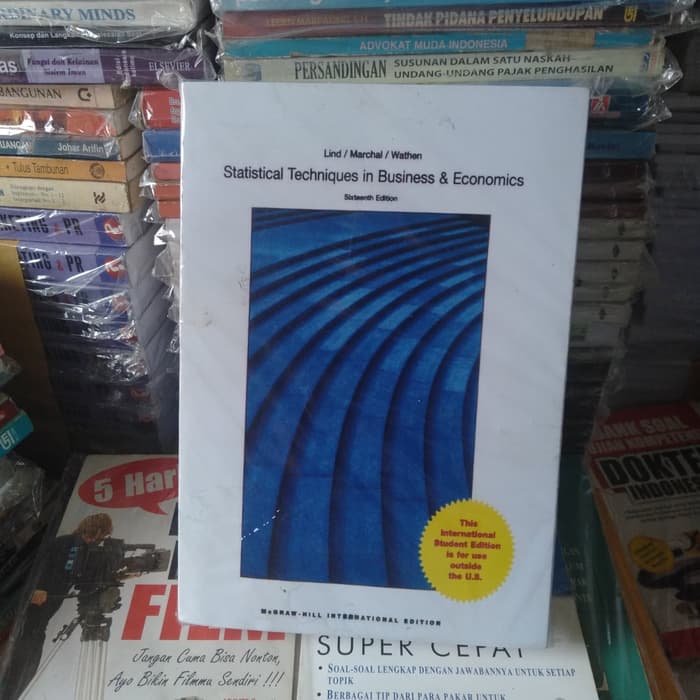 Detail Jual Buku Statistical Techniques In Business And Economics Nomer 25